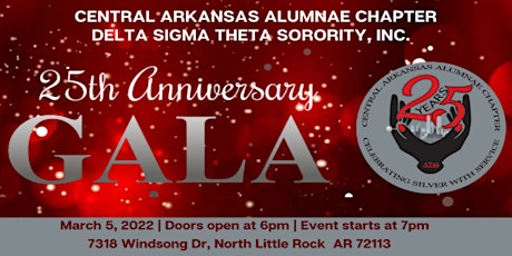 Central Arkansas Alumnae Chapter 25th Anniversary Gala tickets
