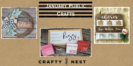 January 28th  Public Workshop at The Crafty Nest  - Whitinsville tickets