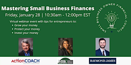 Mastering Small Business Finances tickets