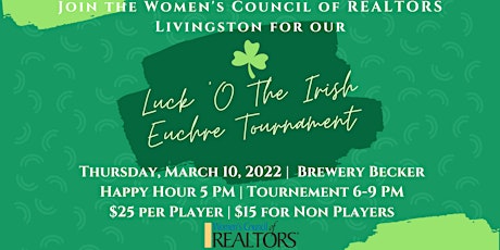 Women's Council of Livington presents Luck 'O The Irish Euchre Tournament tickets