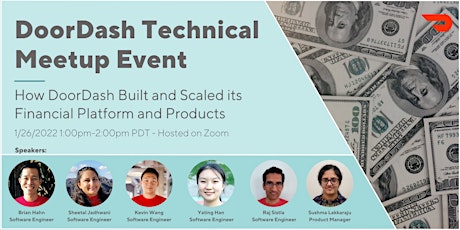 DoorDash Technical Meetup event: Scaling Financial Products and Platforms tickets