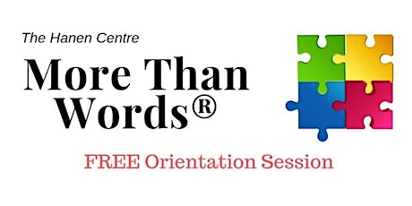 Hanen More Than Words Free Orientation Session for Parents primary image
