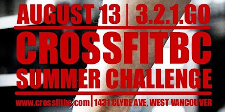 2016 CrossFit BC Summer Challenge primary image
