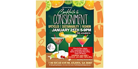 Cocktails & Consignment tickets