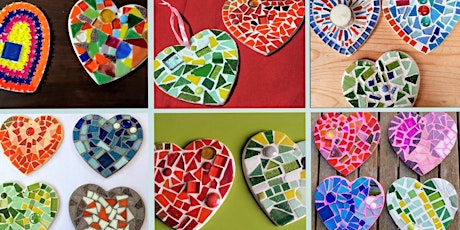 Valentine Love Heart Mosaic Workshop - Family Friendly Half Term Crafts tickets