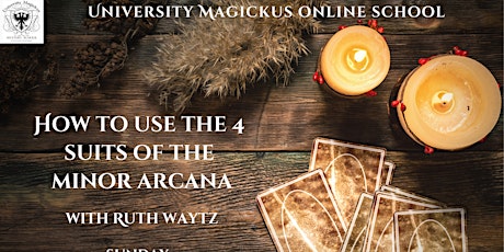 How to use the four suits of the Minor Arcana with Ruth tickets