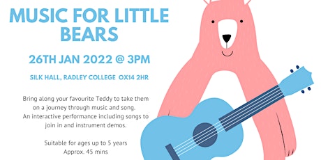 Music for Little Bears: Pre-school performance tickets