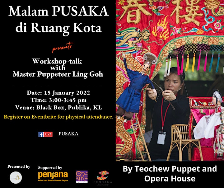 Teochew Puppetry Workshop-Talk by Ling Goh image