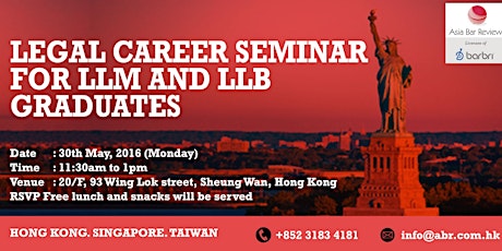 Asia Bar Review legal career seminar primary image