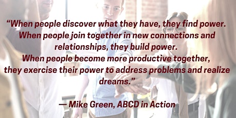 FREE Online Introduction to ABCD (Asset Based Community Development) tickets