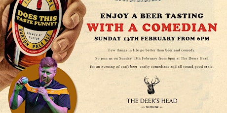 Beer tasting with a comedian 2. Beer harder tickets