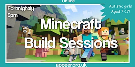 Appeer Girls/Teens Minecraft Build Session - Fortnightly build tickets