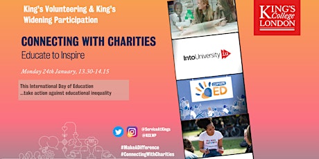 Connecting with Charities: Educate to Inspire tickets