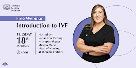Thérapie Fertility: Free Webinar | Introduction to IVF tickets