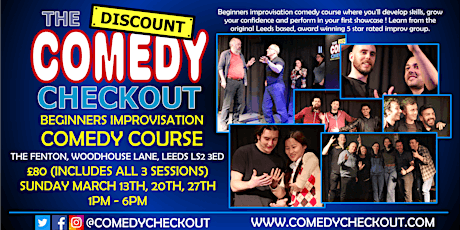 DCC - Beginners Improvisation Comedy Course - March - Leeds (3 Sundays) tickets