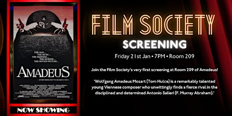 Film Society Screening - Amadeus tickets