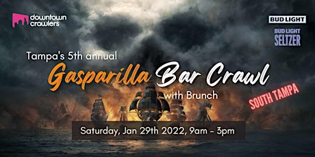 5th Annual Gasparilla Bar Crawl, Brunch & VIP - South Tampa tickets