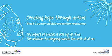 Creating hope through action: Black Country suicide prevention workshop tickets