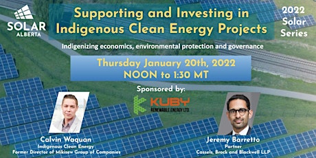 Supporting and Investing in Indigenous Clean Energy Projects tickets