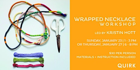 Wrapped Necklace Workshop tickets