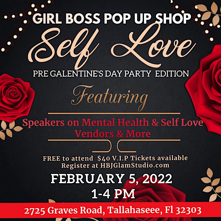 
		Self love pre Galentine’s day party and pop up shop. image
