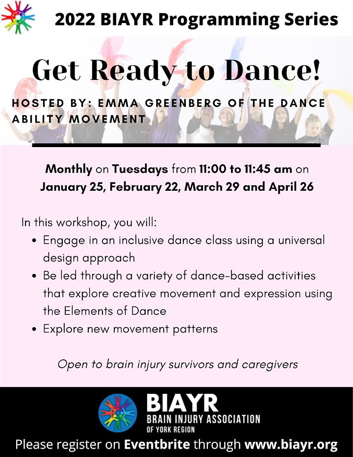 Get Ready to Dance! - 2022 BIAYR Programming Series image