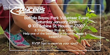 Buffalo Bayou  Park Volunteer Event tickets