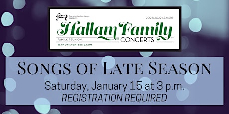 Hallam Family Concert: January 15 primary image