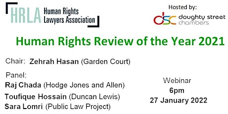 Human Rights Review of the Year 2021 and AGM tickets