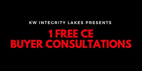 Buyer Consultations (1 Free CE) tickets