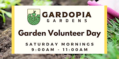 Gardopia Volunteer Days tickets