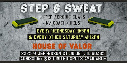 Step & Sweat Step Aerobics Class w/ CoachChels