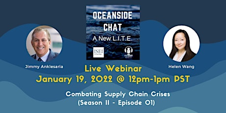 Oceanside Chat Live Webinar - Episode Featuring Jimmy Anklesaria tickets