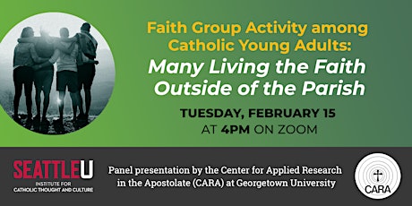 Special Report: Faith Group Activity among Catholic Young Adults tickets
