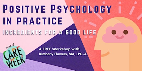 Positive Psychology in Practice: Ingredients for a Good Life tickets