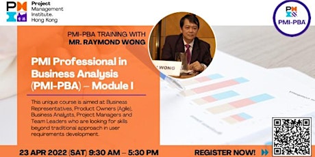 PMI Professional in Business Analysis (PMI-PBA) – Module I tickets