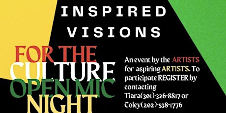 For The Culture Open Mic Night tickets