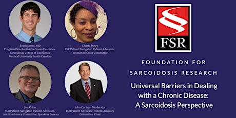 Universal Barriers in Dealing w/Chronic Disease: A Sarcoidosis Perspective tickets
