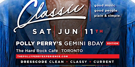 Classic | The Polly Perry Bday Edition [ Sat. Jun. 11th. 2016 ] primary image