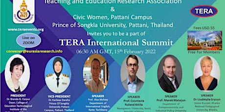 2nd TERA International Summit, 15th February 2022 tickets
