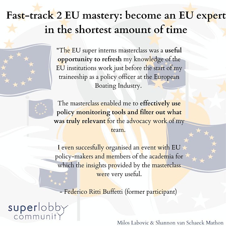 
		Fast-track 2 EU mastery: become an EU expert in the shortest amount of time image
