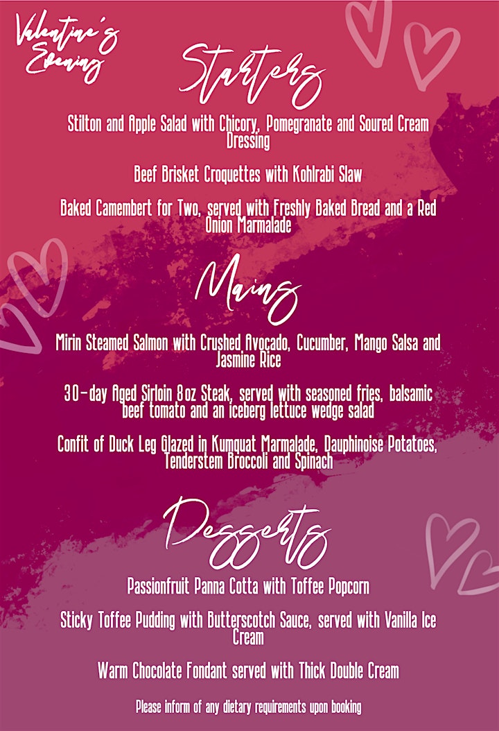Valentine's Evening: Themed Cocktails or Locally-Sourced Meal w/ Portraits image