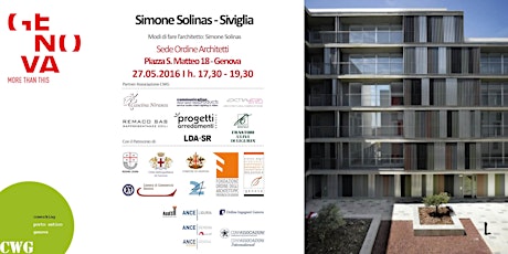 Immagine principale di INCONTRO CWG 09\2016 - Simone Solinas - Modi di fare l'architetto 