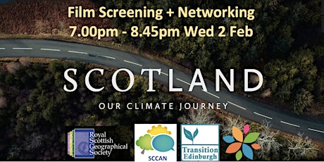 SCOTLAND: Our Climate Journey film + networking 7.00pm - 8.45pm Wed 2 Feb Tickets
