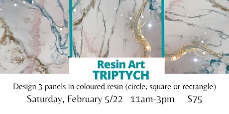 Resin Art TripTych Workshop tickets