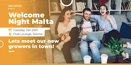 Welcome Night Malta (Jan 25th) tickets