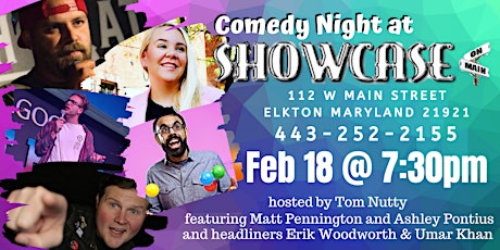 Comedy Night at Showcase on Main tickets