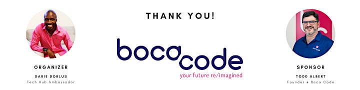 
		#BocaTech Happy Hour! | Sponsored by Boca Code (In Person) image
