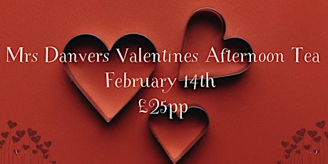 Valentines Afternoon Tea for 2 tickets