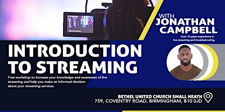 Introduction to Streaming with J Media Solutions Ltd tickets